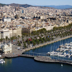 Barcelona - Blick vom Meer