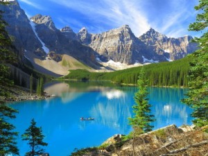 Lake Moraine im Banff National Park in Kanada