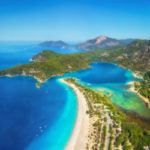 Ausblick an der Ägäisküste der Türkei