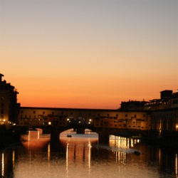 Sonnenuntergang in Florenz