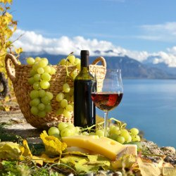 Wein und Landschaft der Toskana