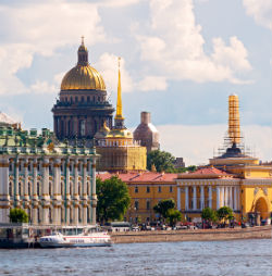 Großstadt in Russland