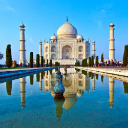 Das Taj Mahal in Indien.