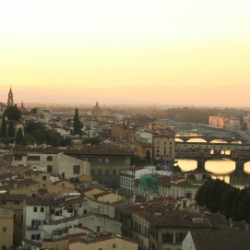 Abendhimmel von Florenz