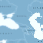 Schwarzes und kaspisches Meer Region