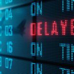 Flugstatus Anzeige Delayed