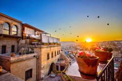 Balkon Sonne Ballons Türkei