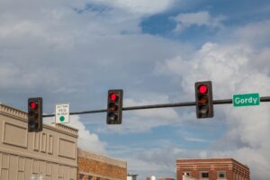 Ein Ampelsystem in den USA